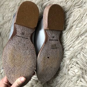 Free People Shoes - Free People Light Blue Satin Slides Free People Shoes - Free People Light Blue Satin Slides
